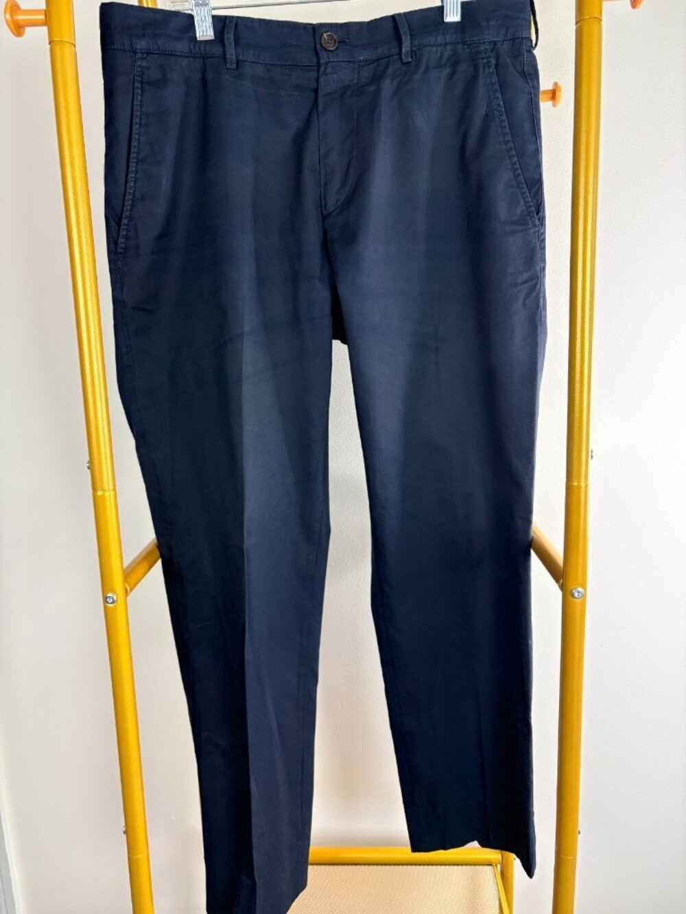 Brunello Cucinelli Mens ITALIAN Dark Navy Pants 34 Waist